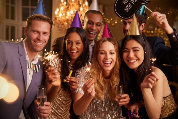 Group of people smiling