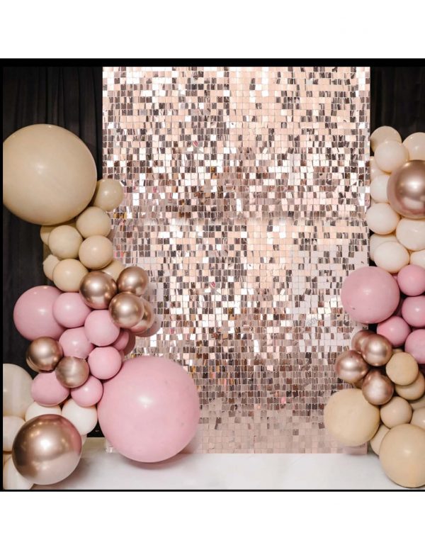 backdrop with balloons