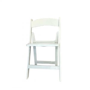 White Resin Chair