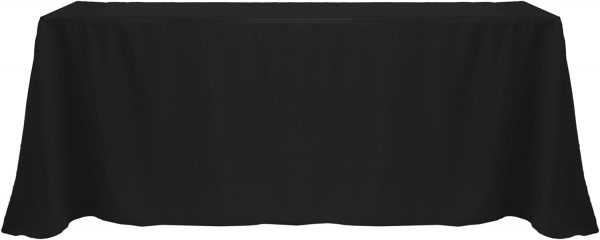 Black Rectangle Tablecloth 108x156