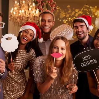 Group of people smiling